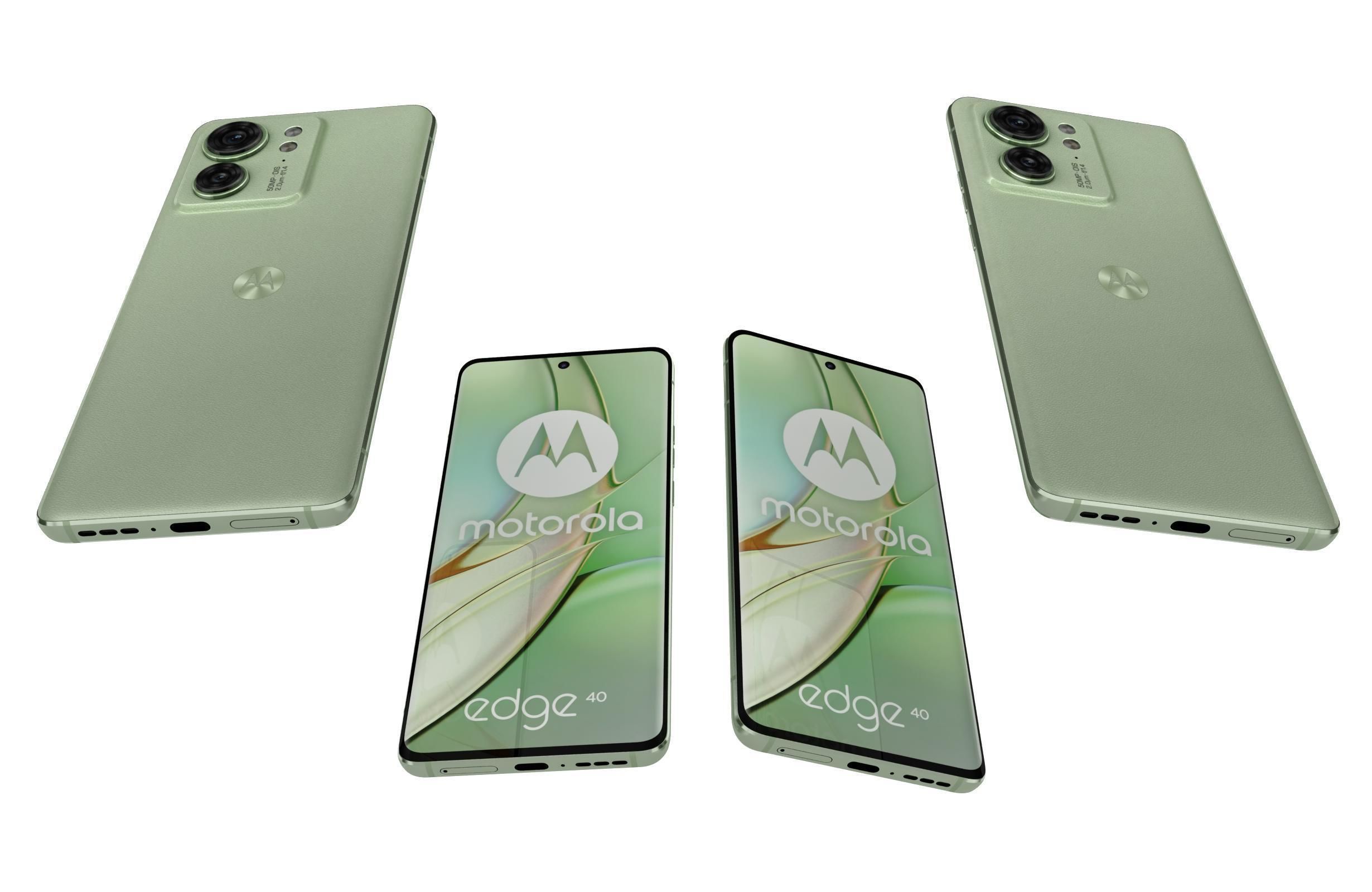 Motorola Edge 40 All Colors Low-poly 3D model_42