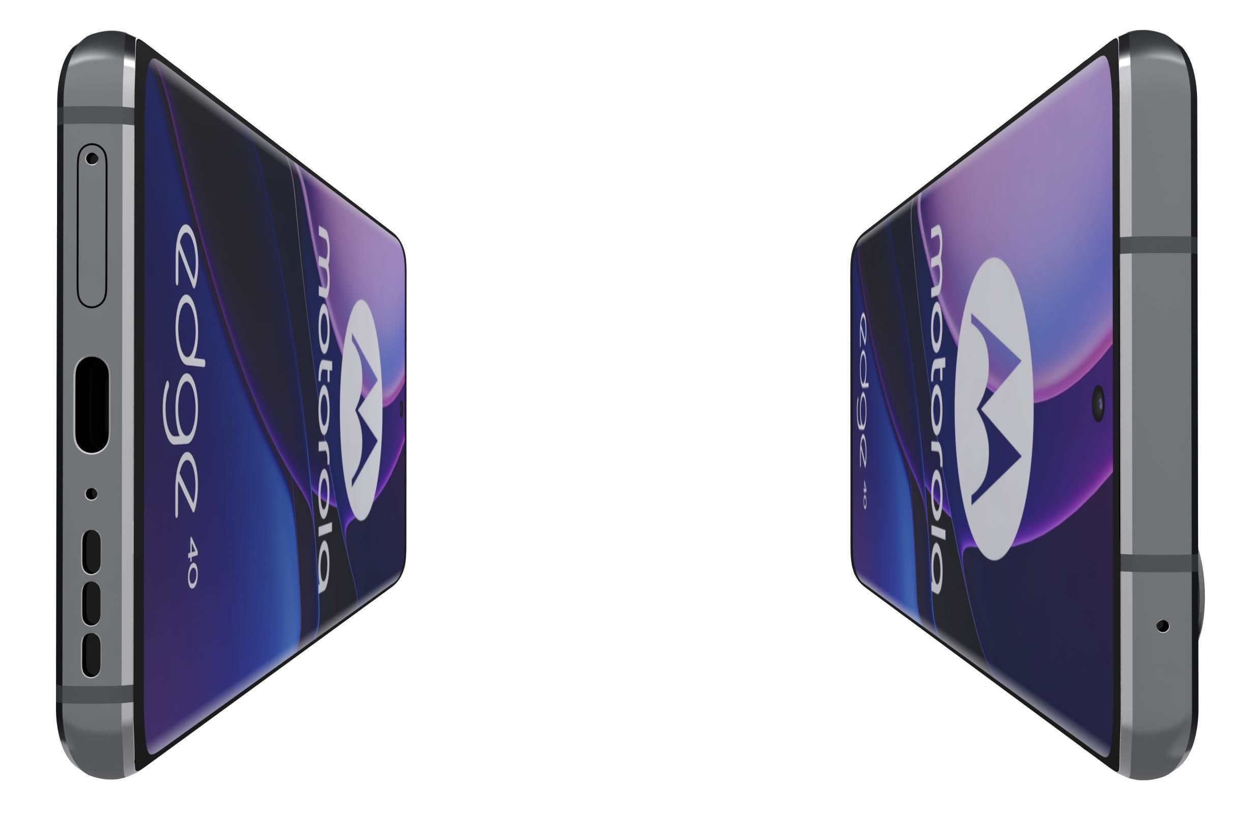 Motorola Edge 40 All Colors Low-poly 3D model_23