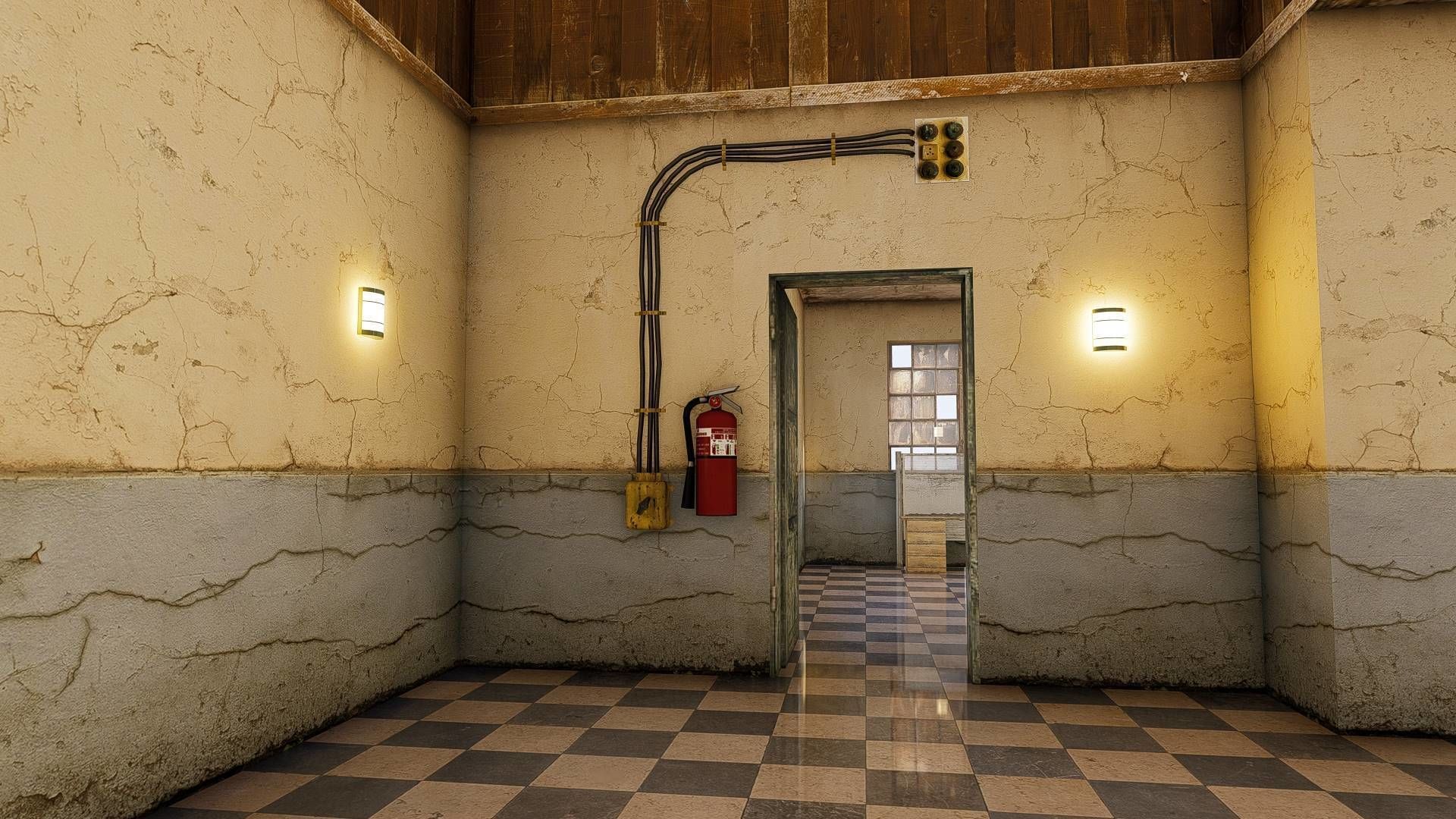 CCTV Building Low-poly 3D model_11