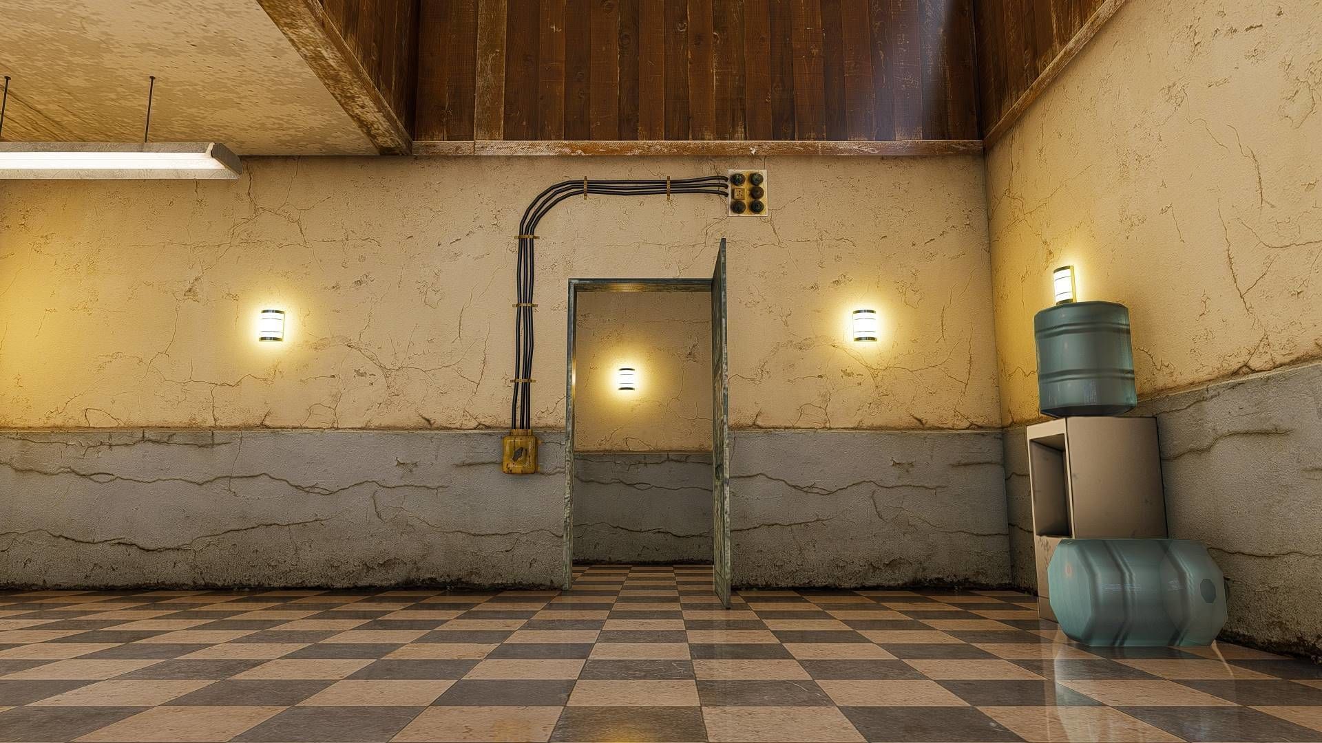 CCTV Building Low-poly 3D model_13