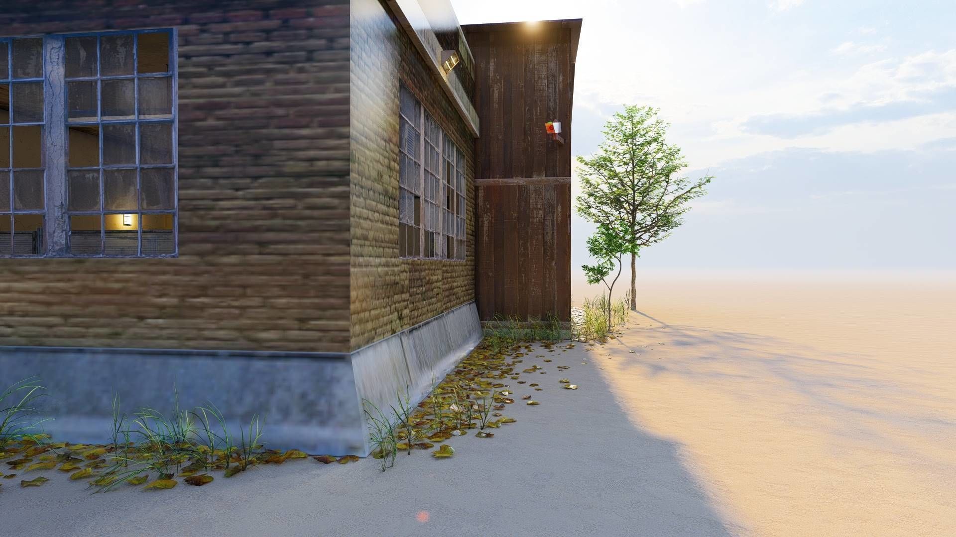 CCTV Building Low-poly 3D model_17