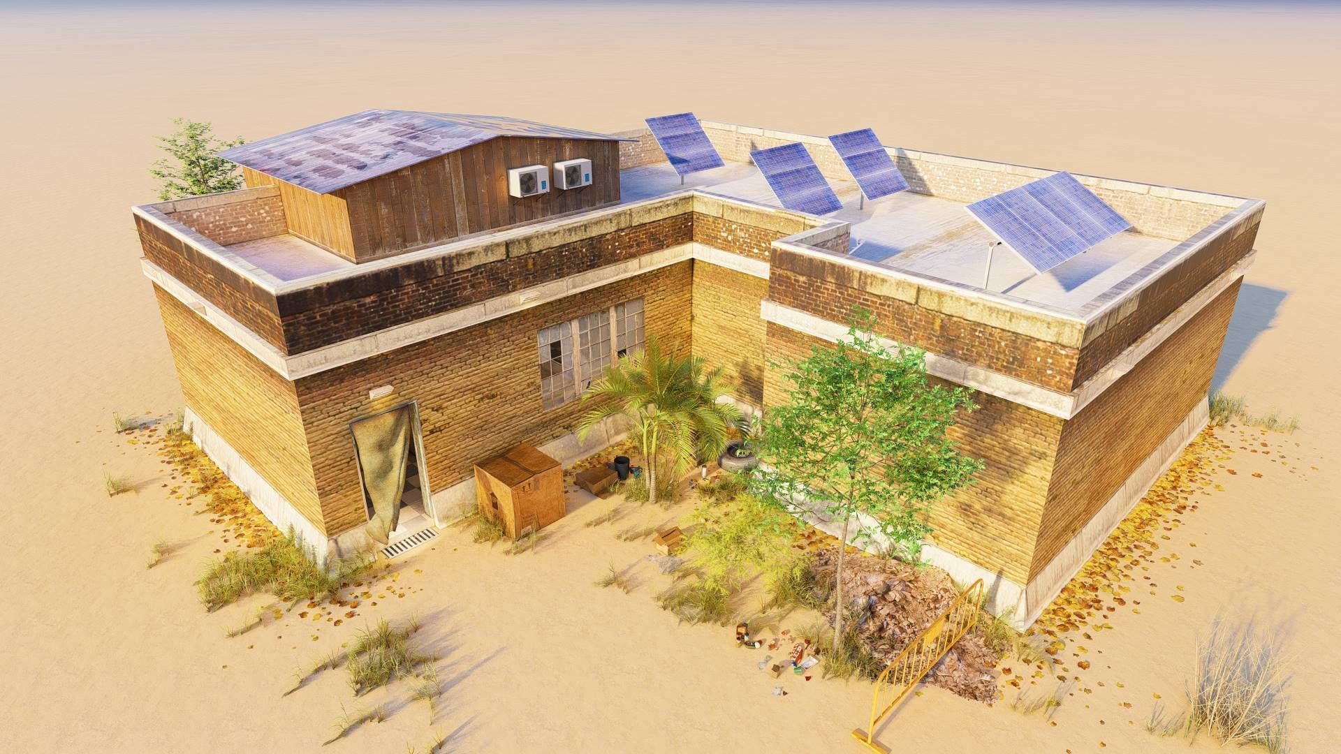 CCTV Building Low-poly 3D model_18