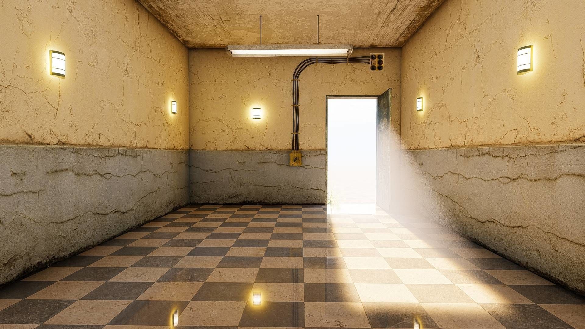 CCTV Building Low-poly 3D model_5