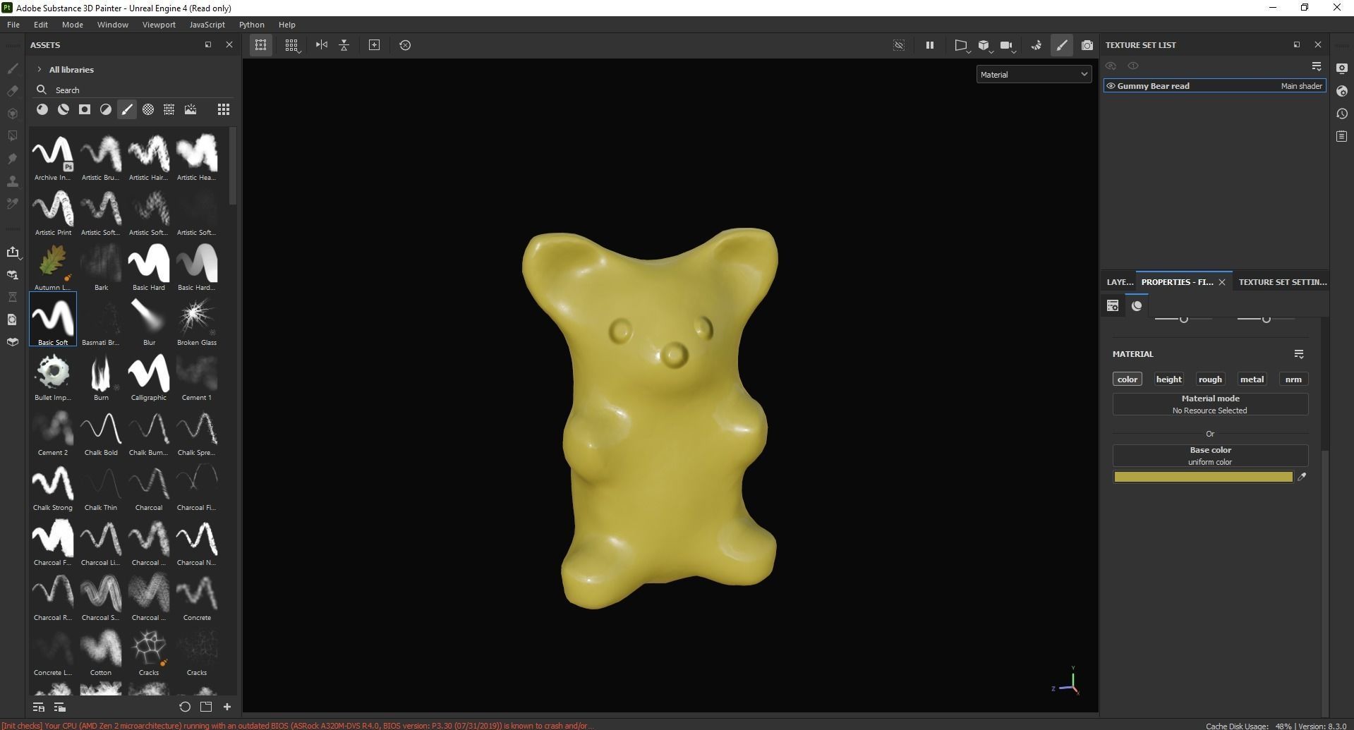 Gummy Bear 3D Model Low-poly 3D model_6