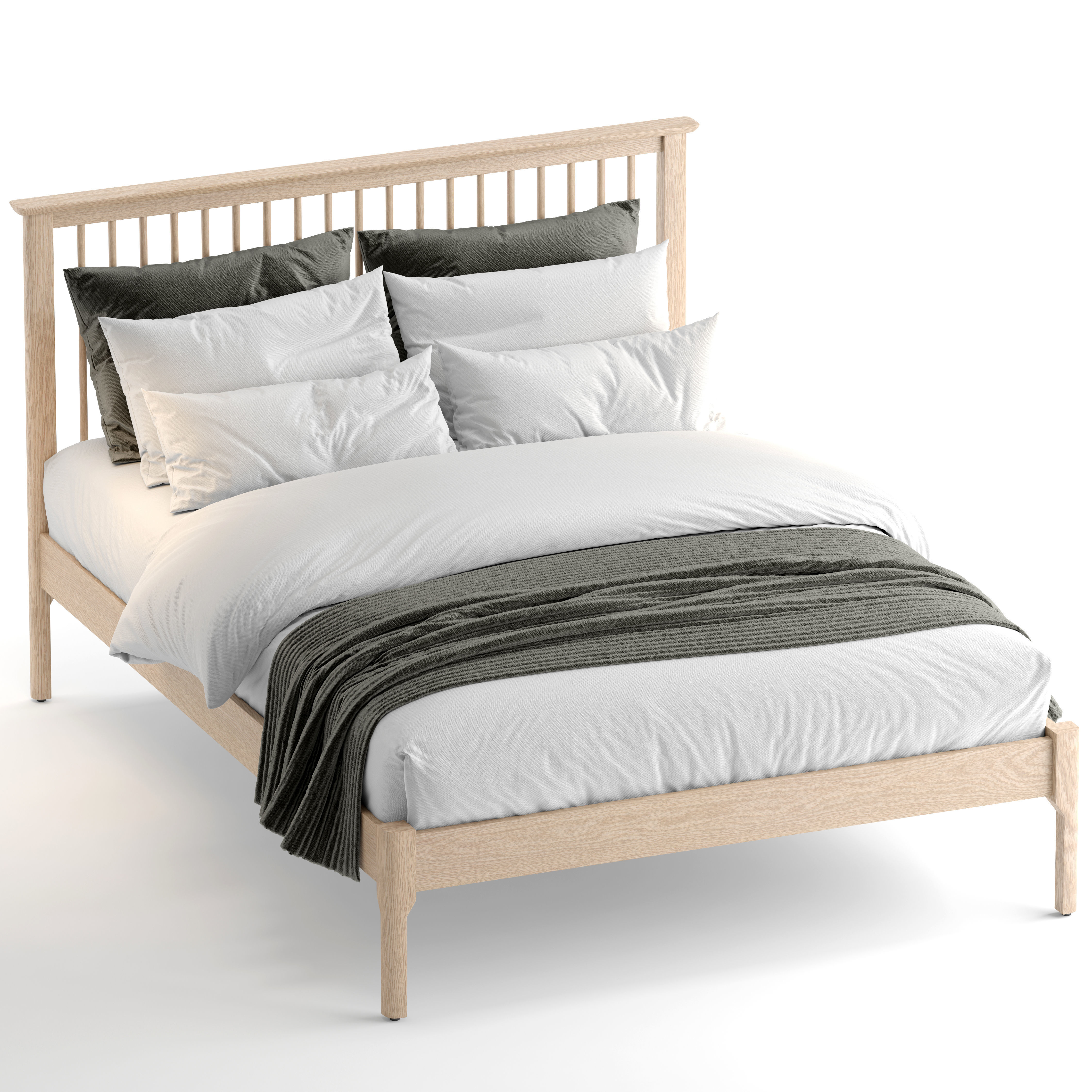 Julian Bowen Cotswold Bed 3D model_4