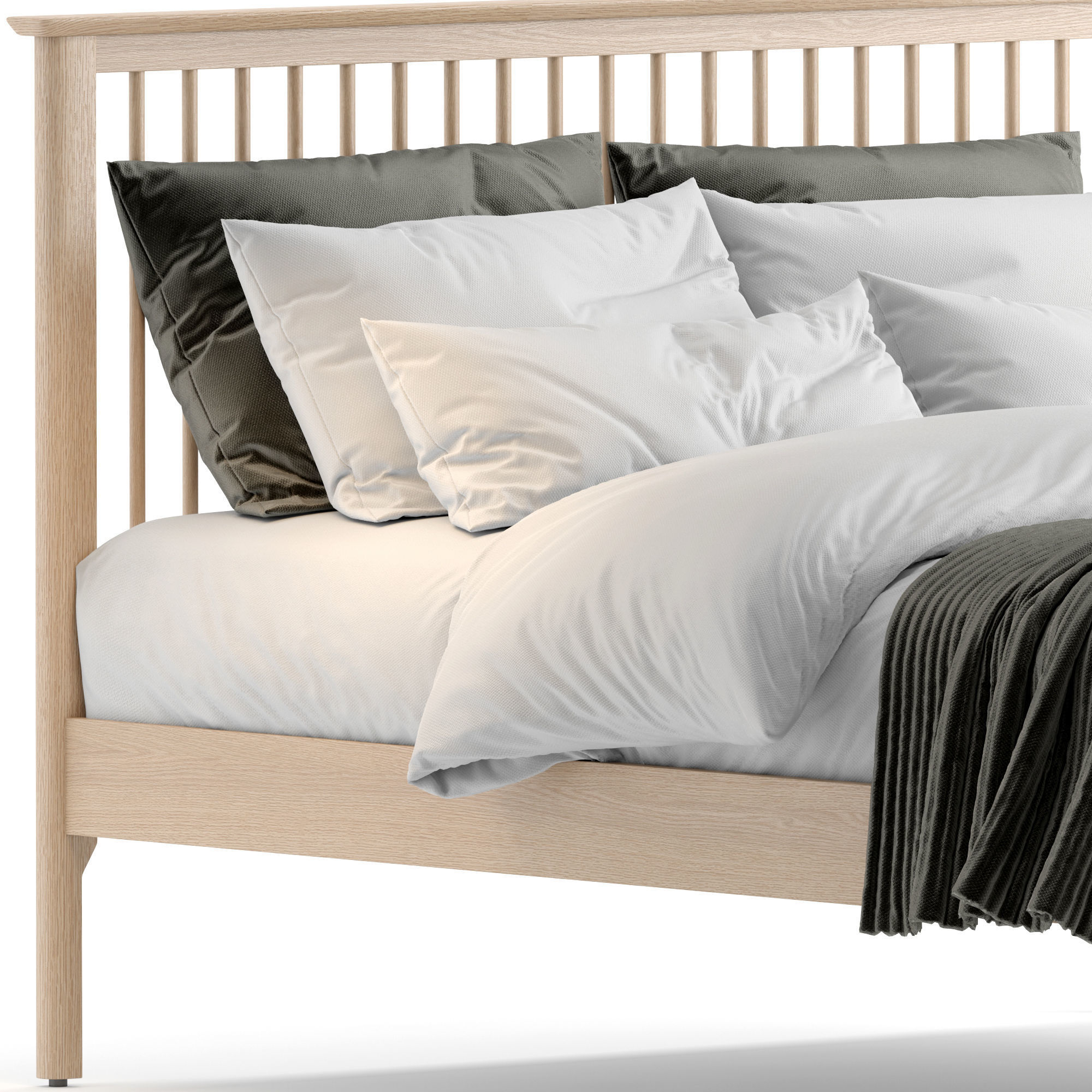 Julian Bowen Cotswold Bed 3D model_2
