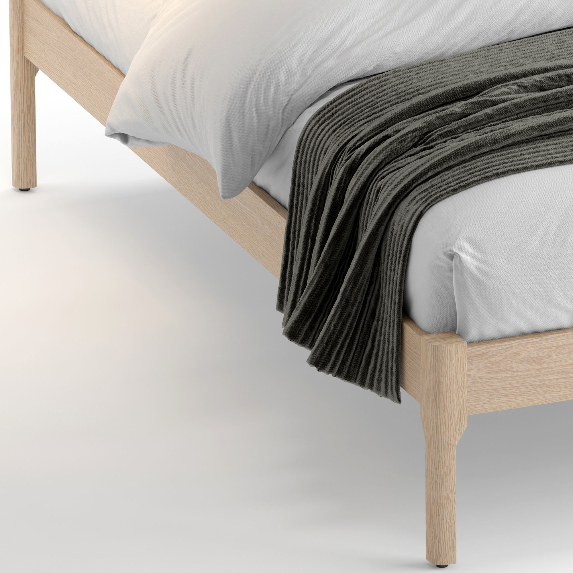 Julian Bowen Cotswold Bed 3D model_7