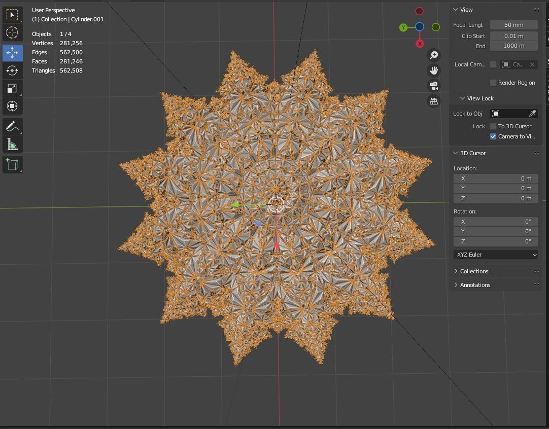 religion kaleidoscope decorative accessories 3D model_3