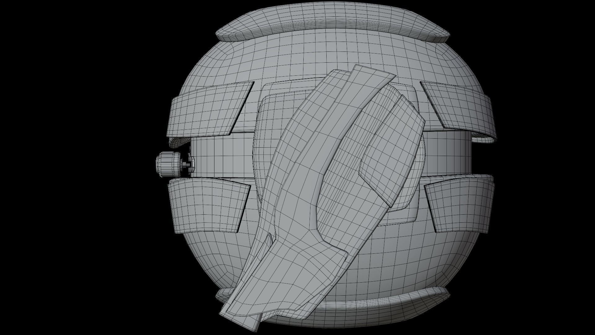 Flying Drone Free 3D model_9