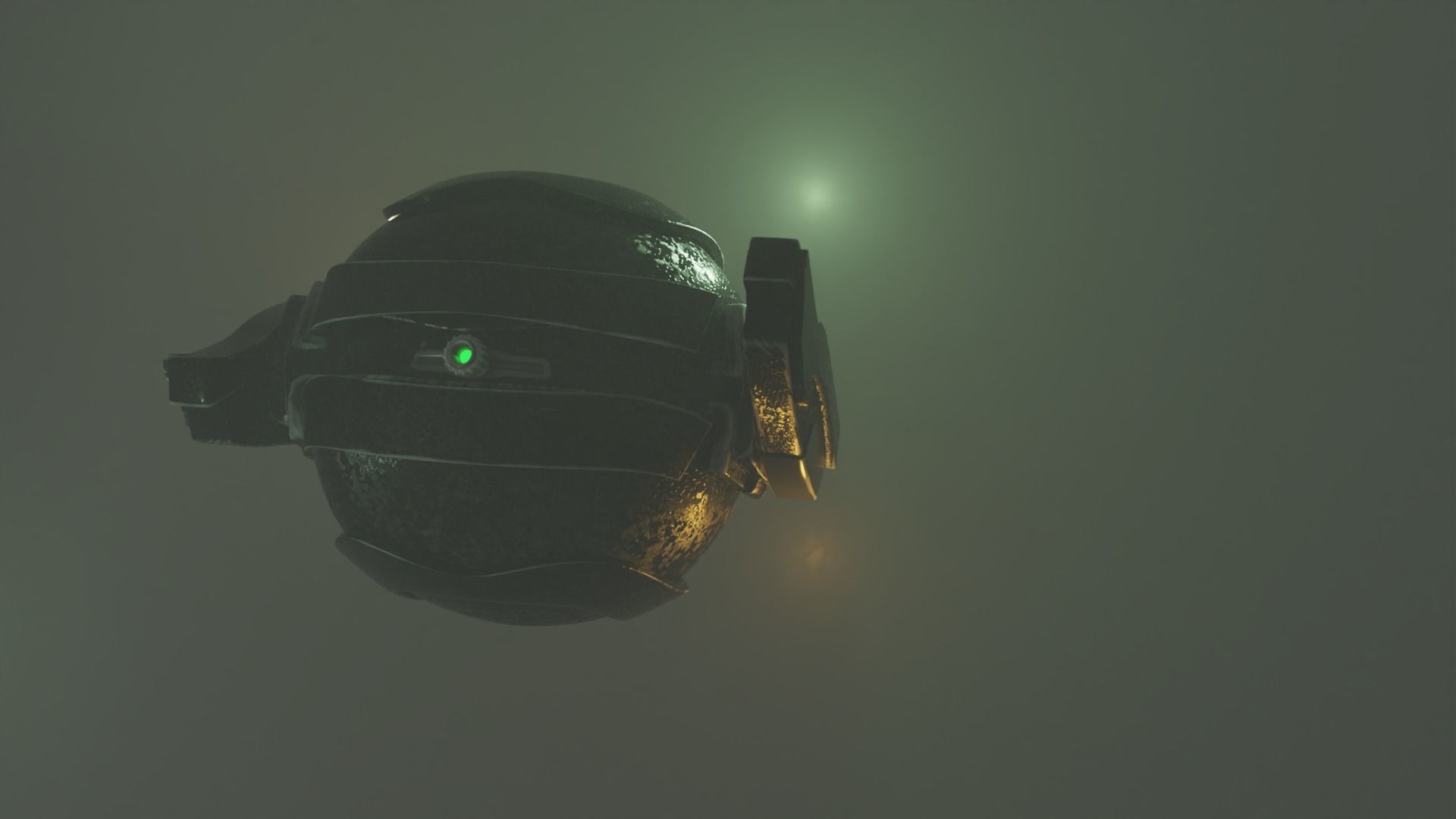 Flying Drone Free 3D model_1