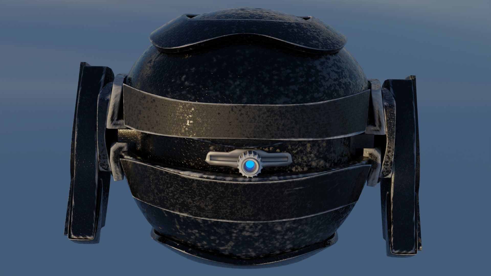 Flying Drone Free 3D model_4