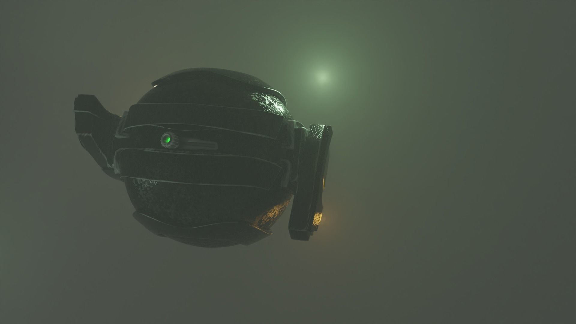 Flying Drone Free 3D model_2