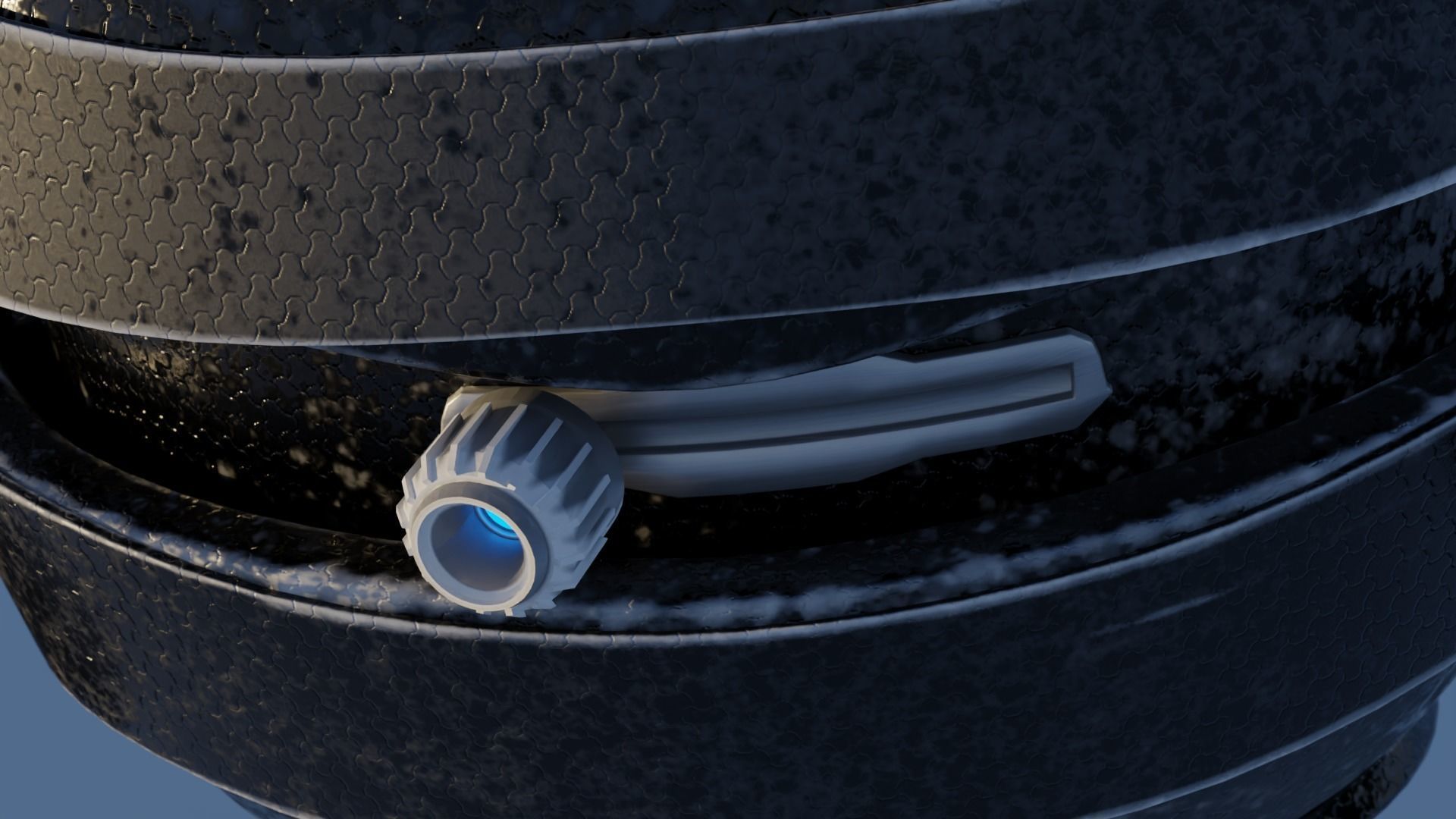 Flying Drone Free 3D model_14