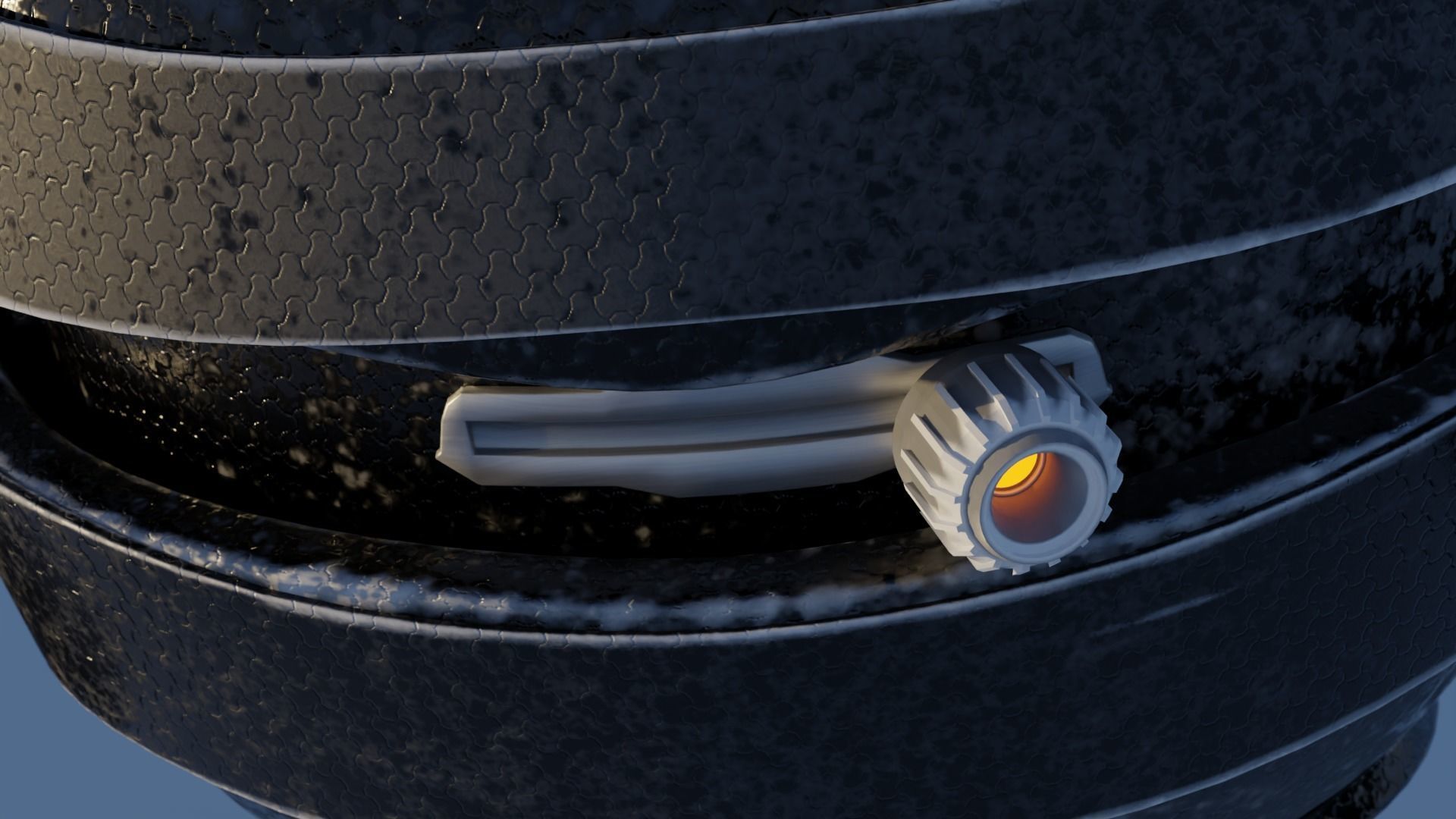 Flying Drone Free 3D model_12