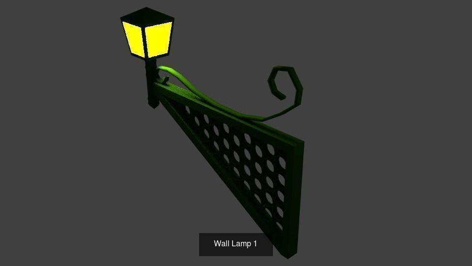 Exterior Lamp 3D Model Collection_7