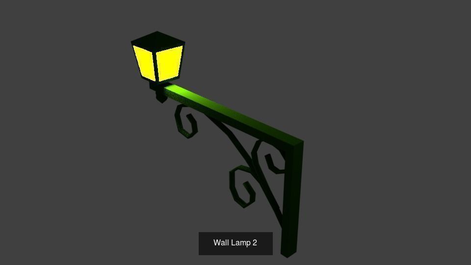 Exterior Lamp 3D Model Collection_9