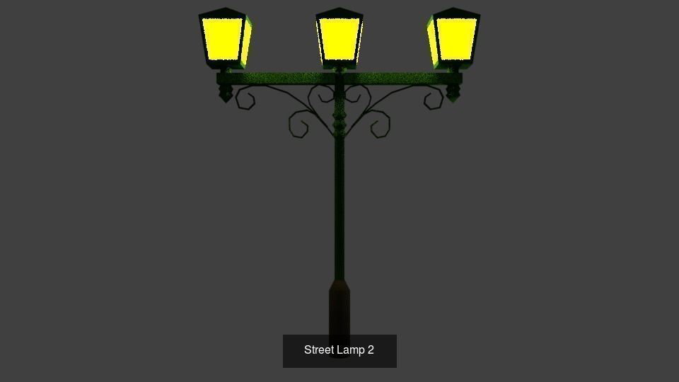 Exterior Lamp 3D Model Collection_12