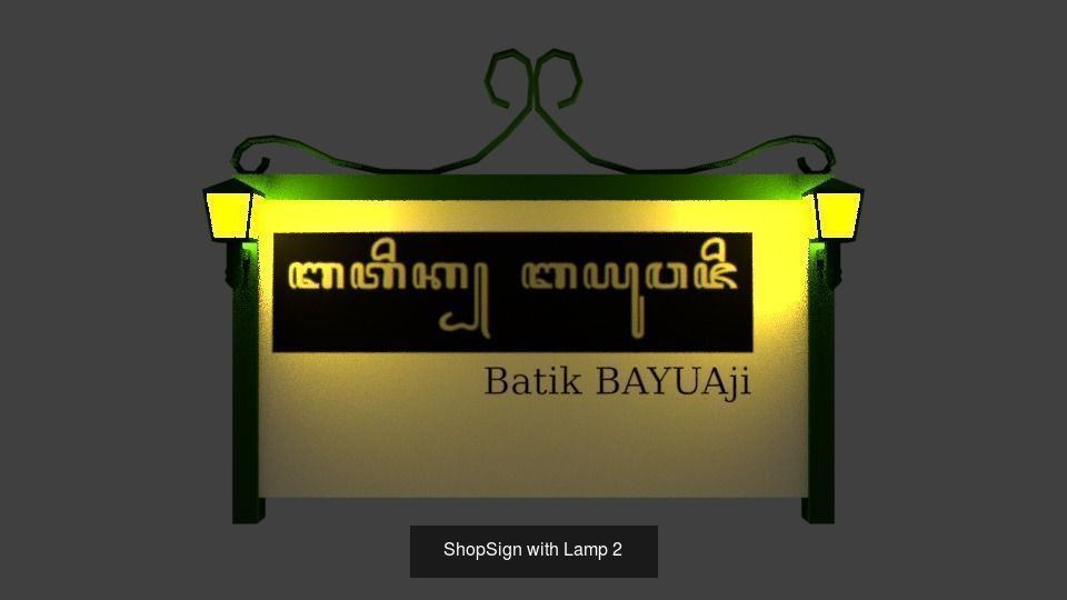 Exterior Lamp 3D Model Collection_5