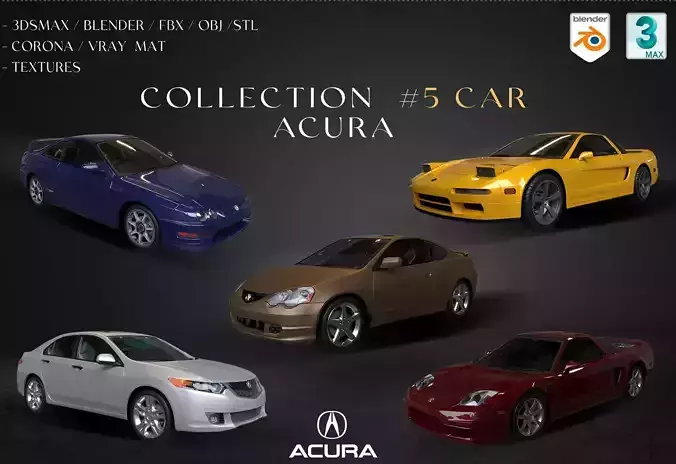 Acura  collection   5 cars 