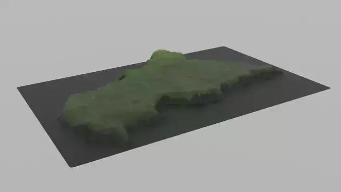 Central Africa Republic Map Country