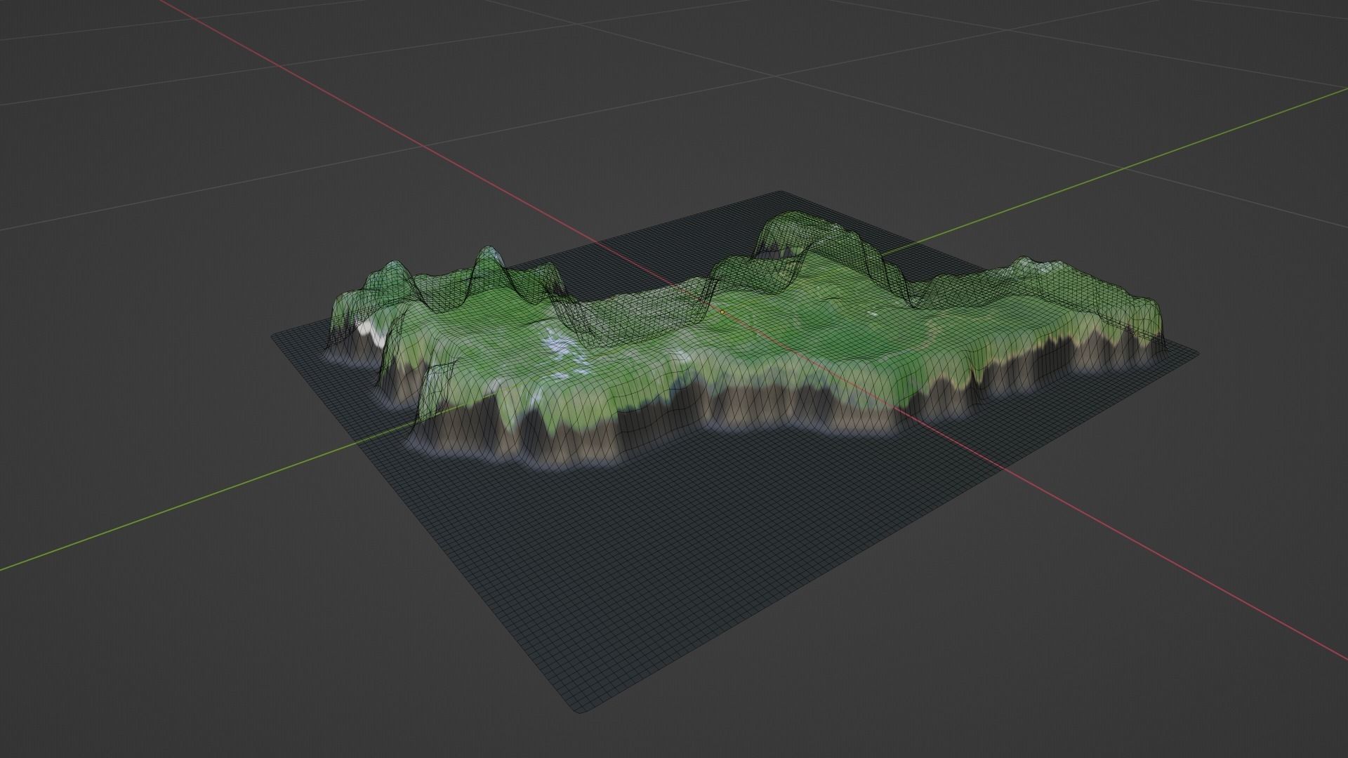 Congo Map Country Low-poly 3D model_8