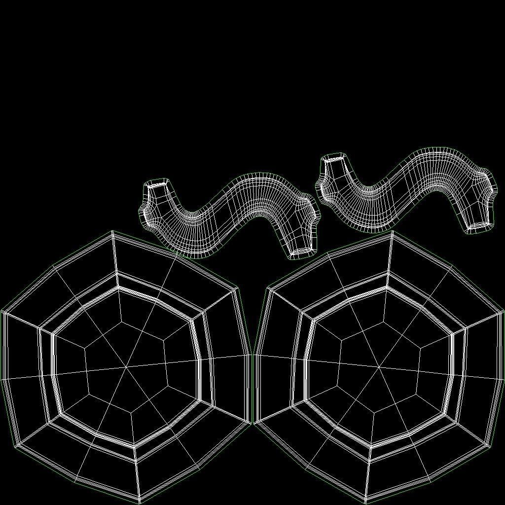 Game Coin Icon Symbol v15 Low-poly 3D model_10