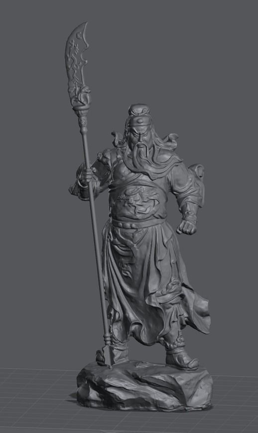 guan yu-china-three kingdoms 3D print model_14