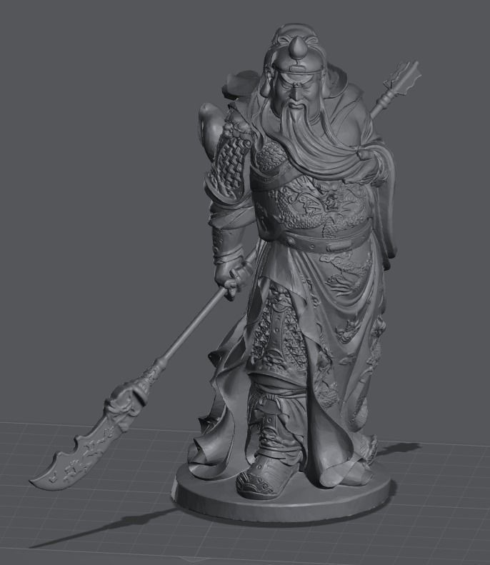 guan yu-china-three kingdoms 3D print model_5