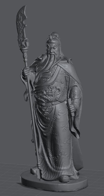 guan yu-china-three kingdoms 3D print model_11