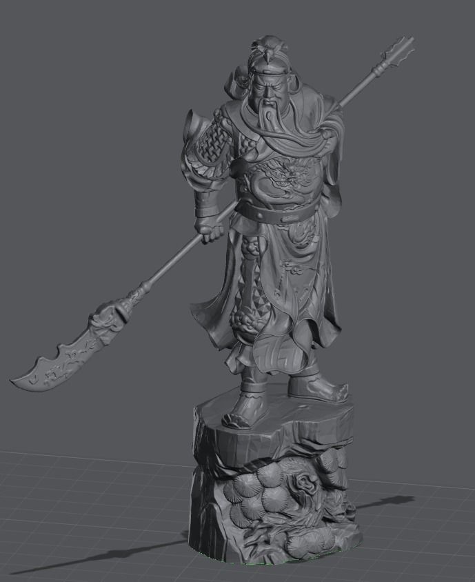 guan yu-china-three kingdoms 3D print model_17