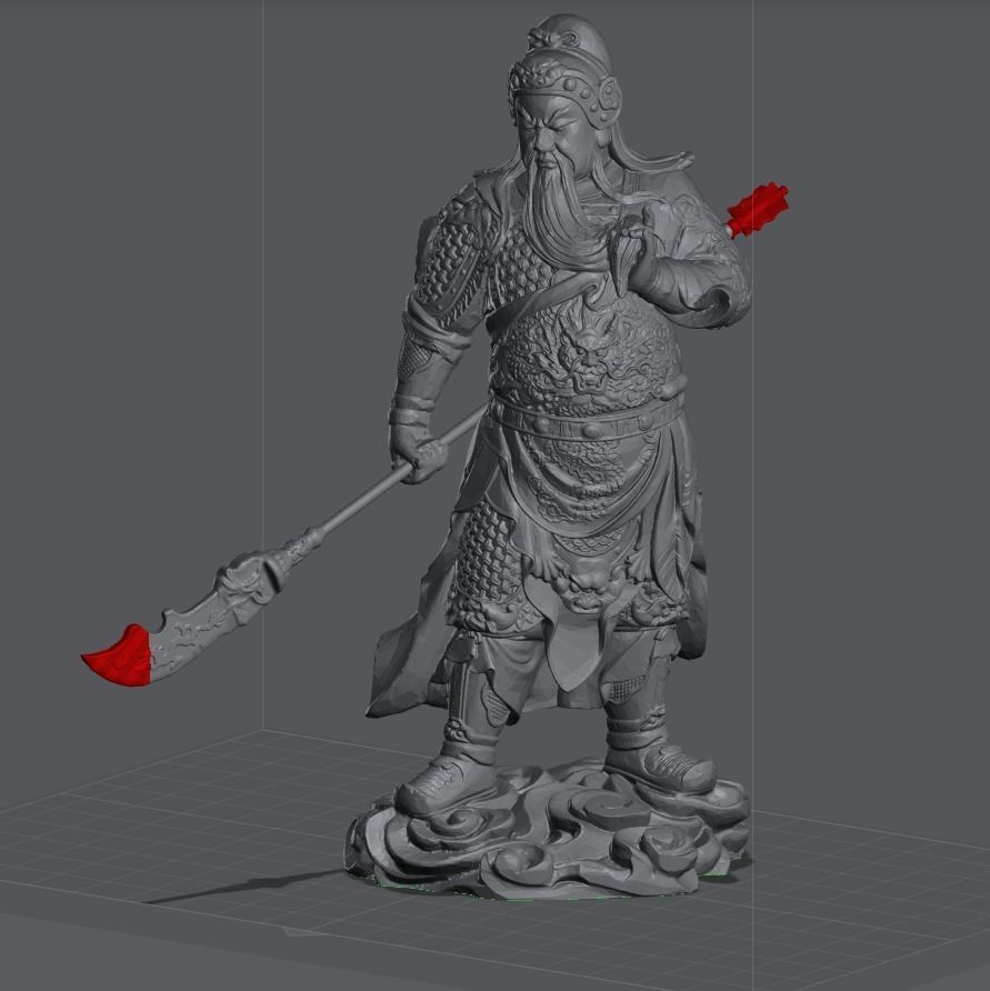 guan yu-china-three kingdoms 3D print model_18