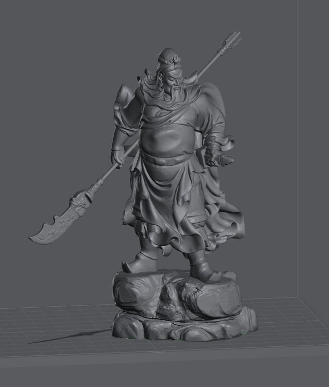 guan yu-china-three kingdoms 3D print model_4