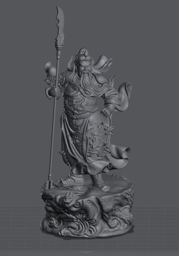 guan yu-china-three kingdoms 3D print model_8