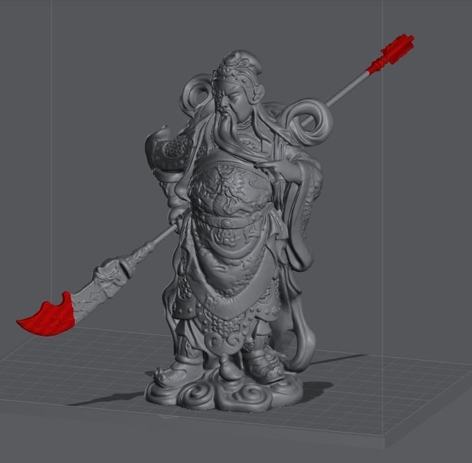 guan yu-china-three kingdoms 3D print model_9