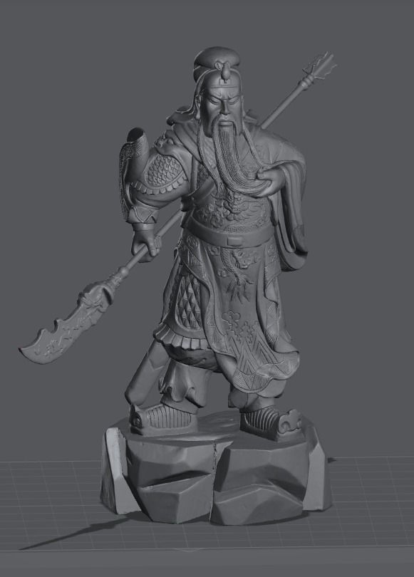 guan yu-china-three kingdoms 3D print model_7