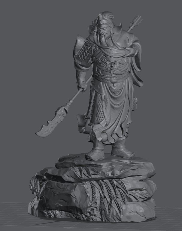 guan yu-china-three kingdoms 3D print model_6