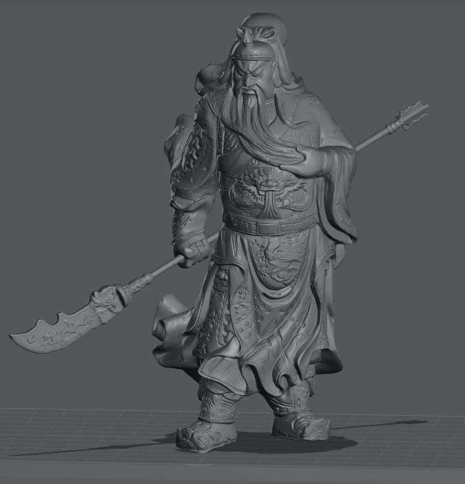 guan yu-china-three kingdoms 3D print model_10