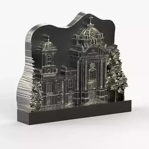 Dominican Cathedral in Lviv relief