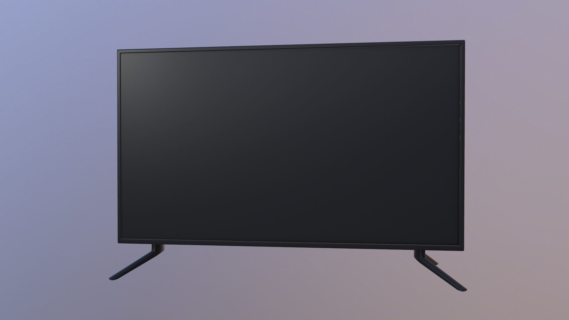 LED TV 3D model_2