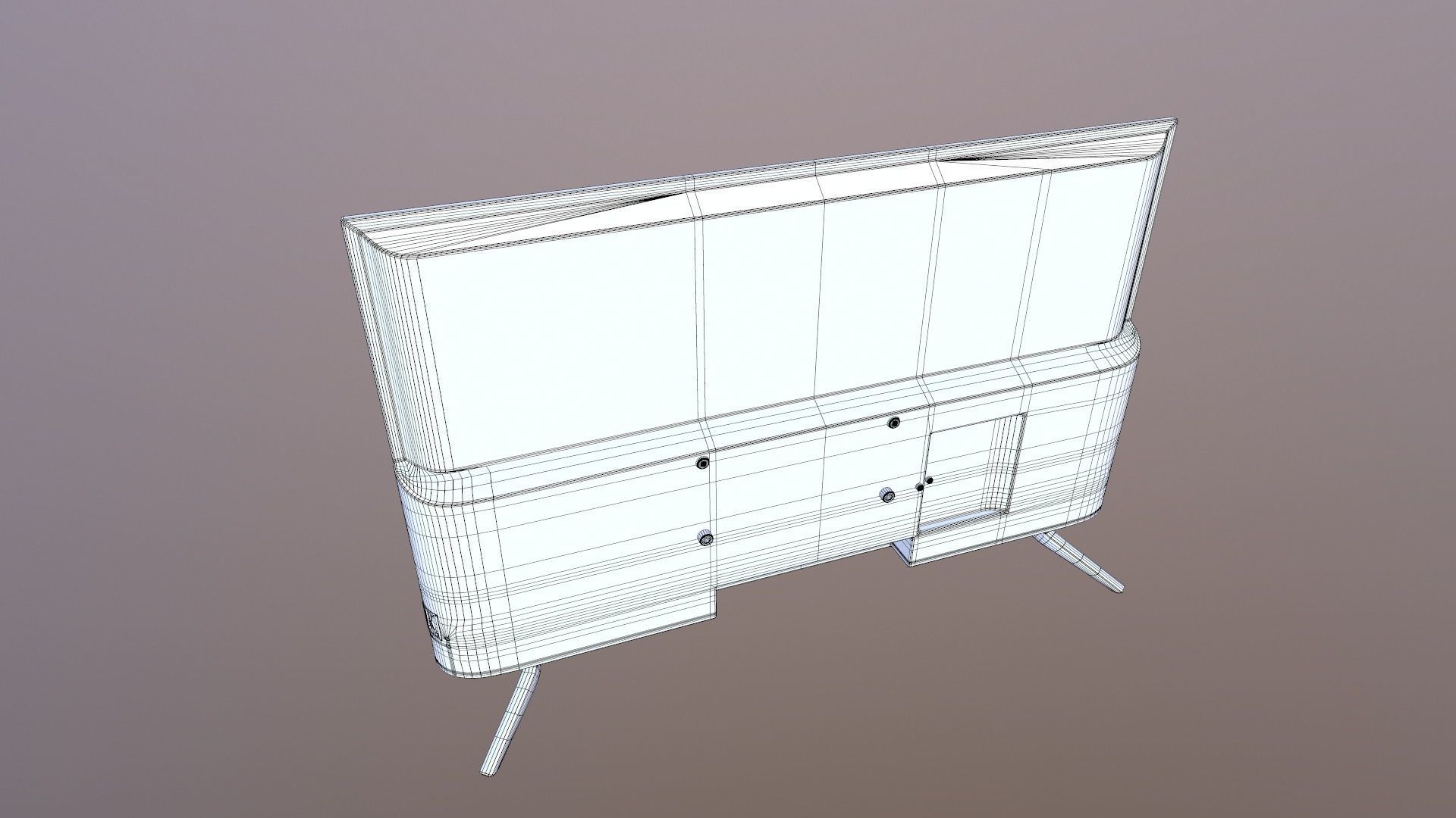 LED TV 3D model_12