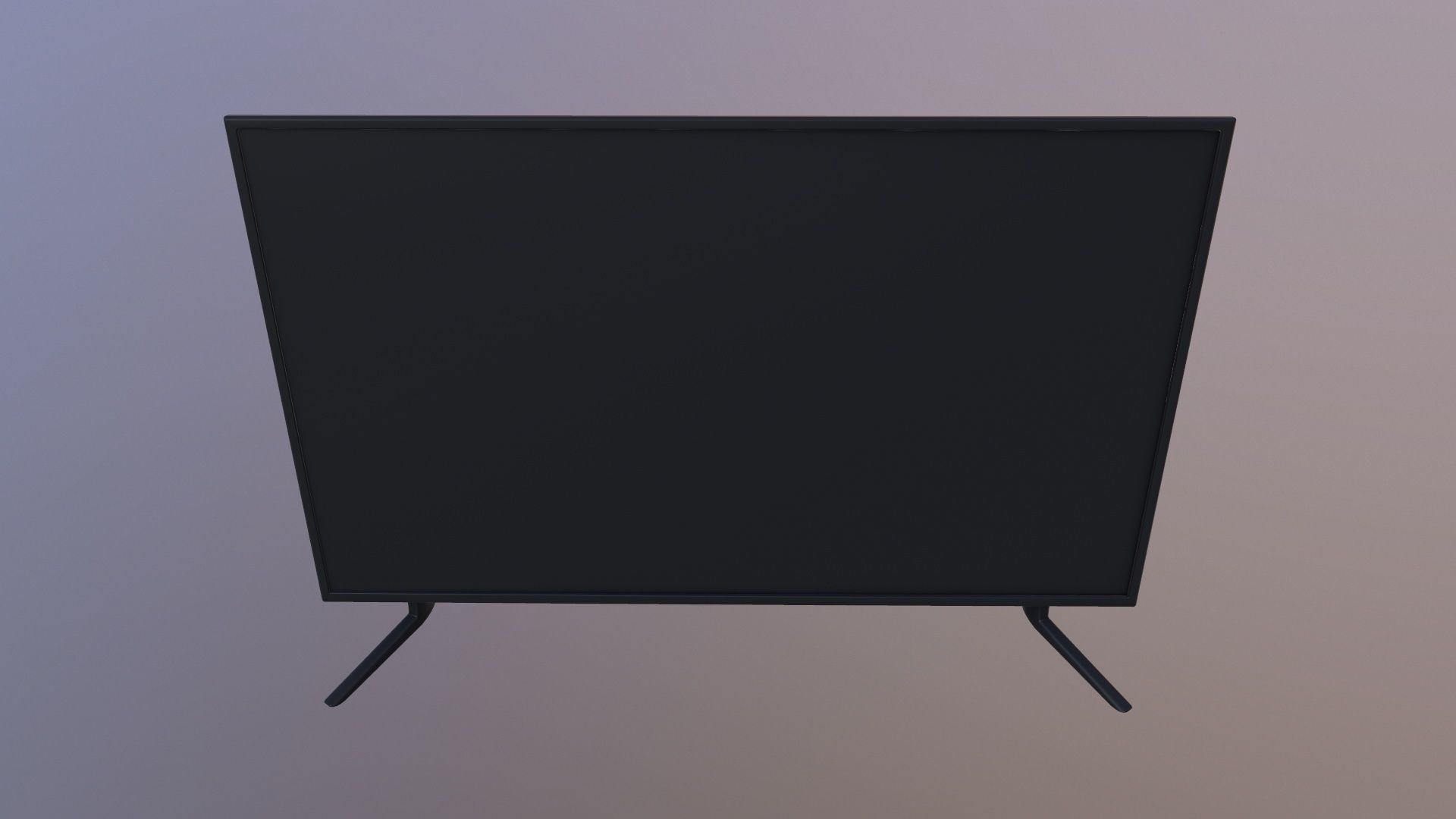 LED TV 3D model_3