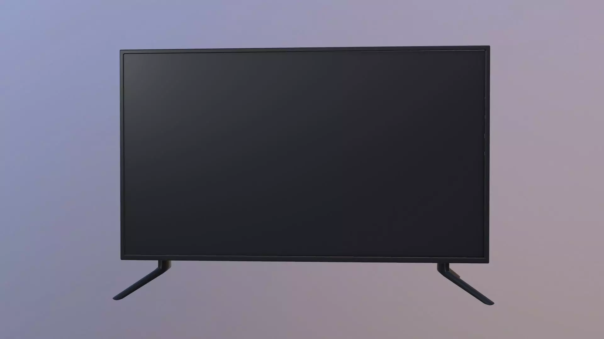 LED TV 3D model_0