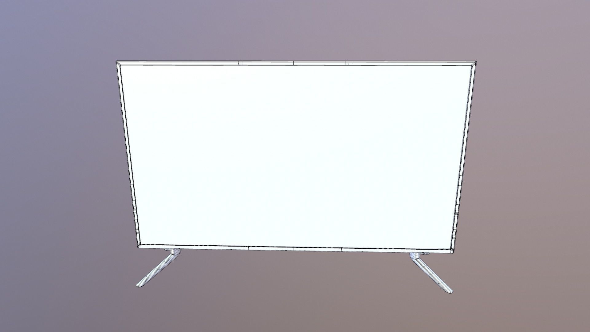 LED TV 3D model_10