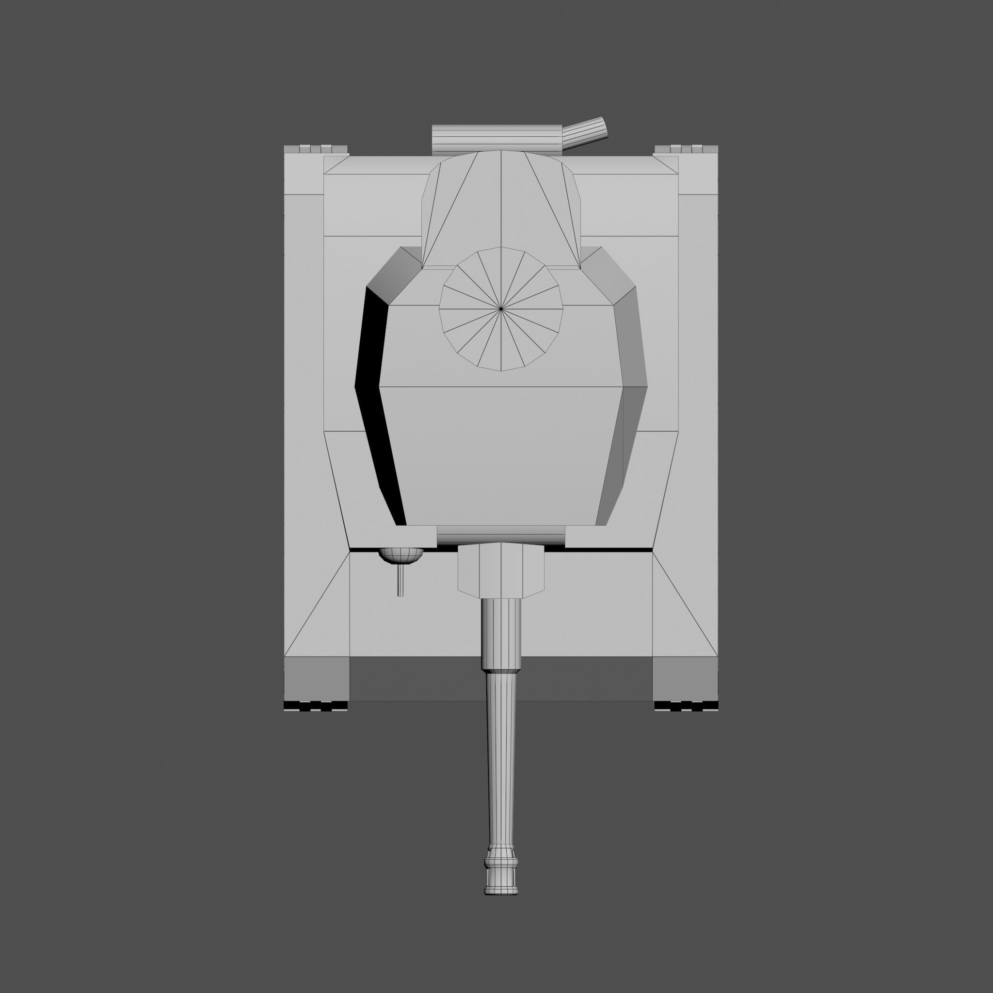 Cartoon Pz IV F2 Low-poly 3D model_17