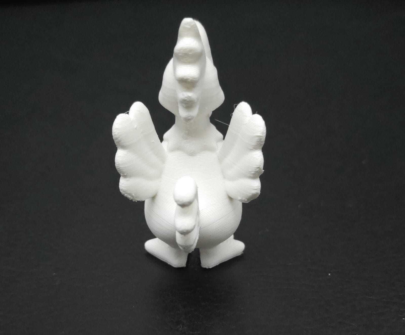 Rooster Crowing 3D print model_8