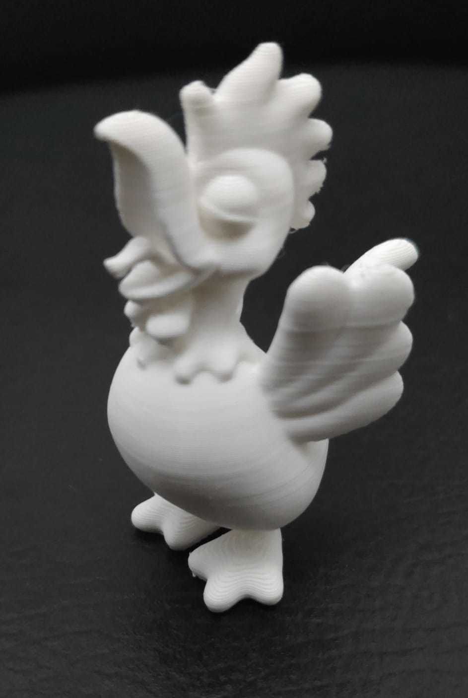 Rooster Crowing 3D print model_4
