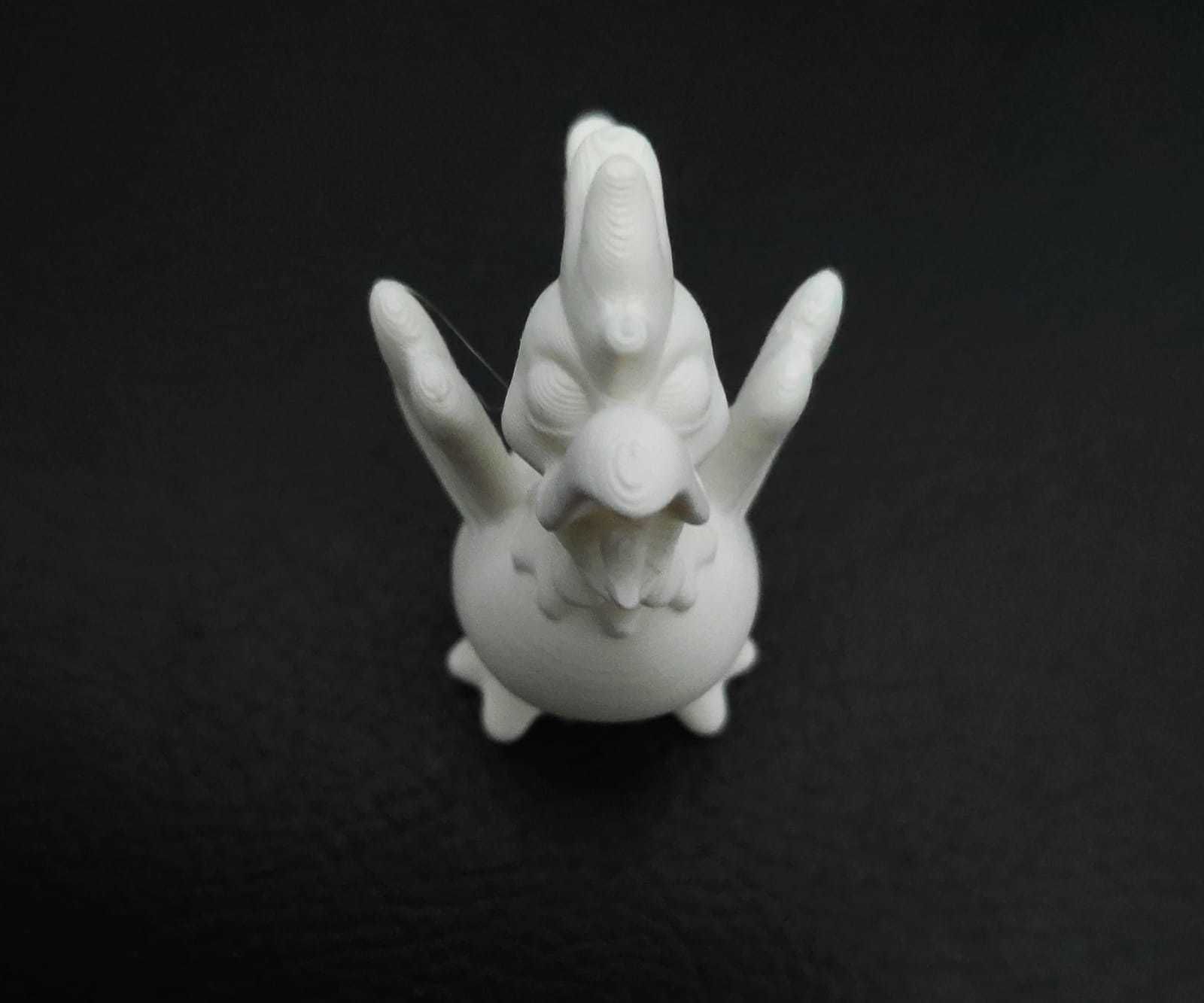 Rooster Crowing 3D print model_14