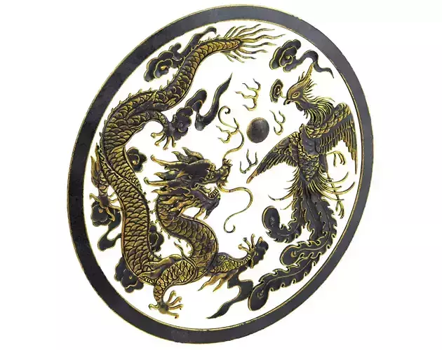Dragon Ornament Vol 03-1 3D model