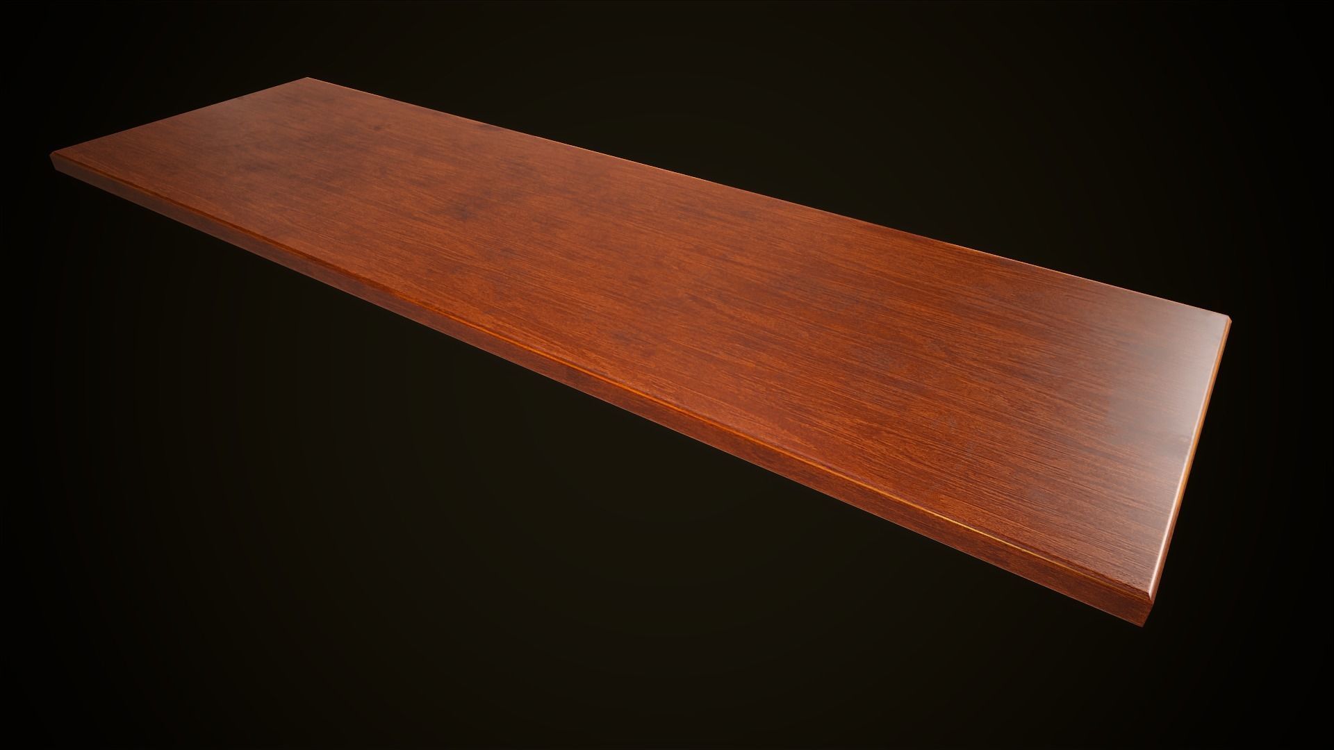 Vintage shelf with books Low-poly 3D model_20