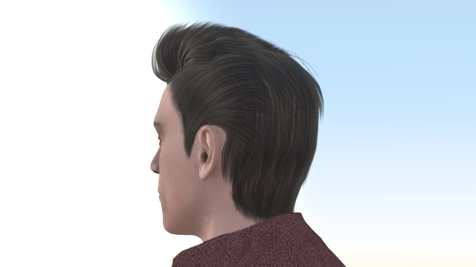 Evan Peters Low-poly 3D model_20